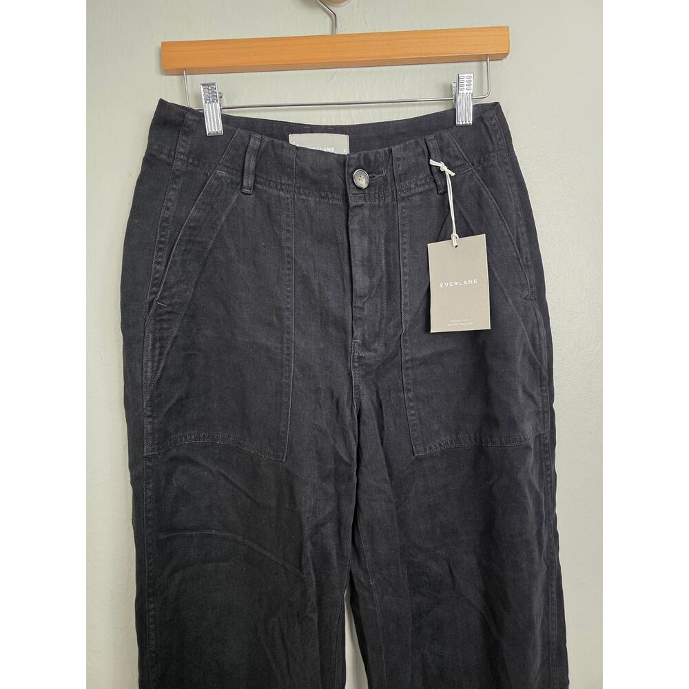 NWT Everlane The Utility Pant Buttersoft Tencel Barrel Leg Trousers Size 2 - Picture 6 of 10